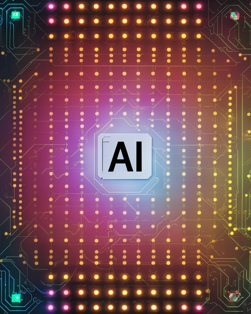 AI Circuit Design FREE Stock Photo, AI,  technology,  circuit picture