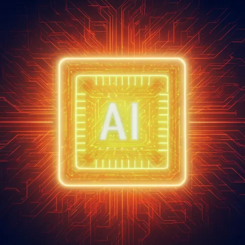 Artificial Intelligence Concept FREE Stock Photo, AI,  technology,  microchip picture