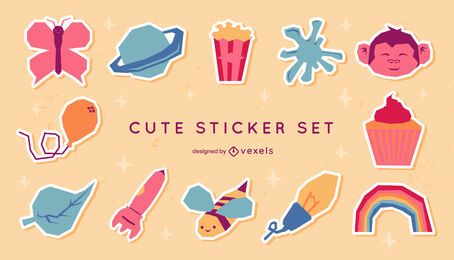 Free Colorful Sticker Delight stock image to download Colorful Sticker Delight FREE Stock Icon, sticker, stickers, set picture