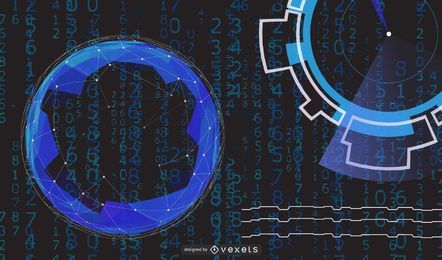 Free Futuristic Blue Circles Backdrop stock image to download Futuristic Blue Circles Backdrop FREE Stock Vector, info-graphic, circuit, computer picture