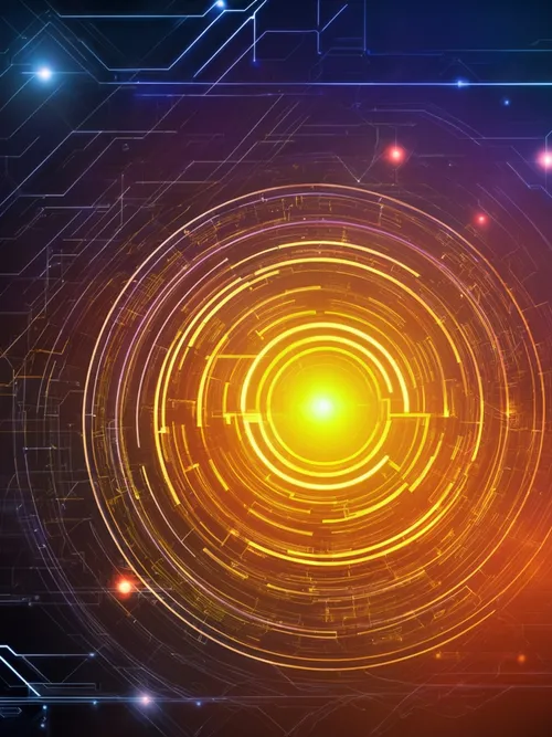 Radiant Tech Patterns FREE Stock Photo, vibrant, patterns, abstract picture