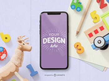 Free Tech toy phone composition stock image to download Tech toy phone composition FREE Stock Psd, iphone, phone, child picture