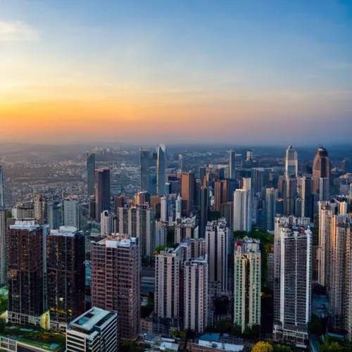 Free Urban Sunset Skyline stock image to download Urban Sunset Skyline FREE Stock Photo, sunset, skyline, city picture